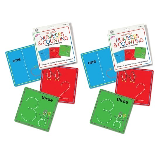 Wikki Stix&#xAE; Numbers &#x26; Counting Cards Set, 2ct.